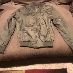 Green Bomber Jacket